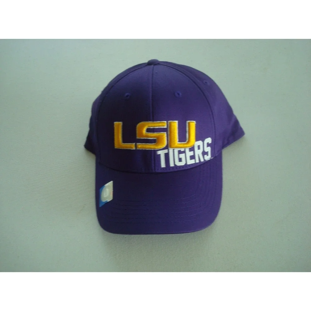 LSU TIGERS BIG LOGO CAPTIVATING   STRAPBACK GOLF BEACH ‎ HAT CAP VINTAGE K2
